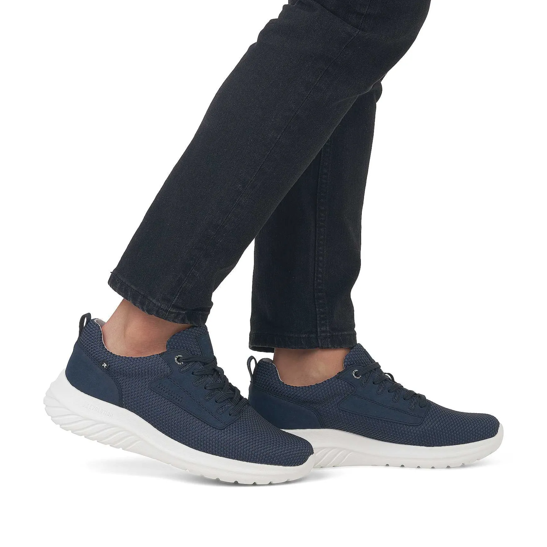 Rieker Men'S Sneaker Low Atlantic Blue
