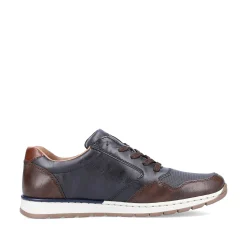 Rieker Men'S Sneaker Low Blue Gray
