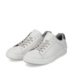 Rieker Men'S Sneaker Low Cream White