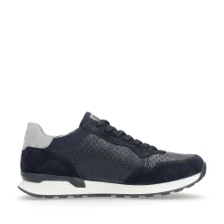 Rieker Men'S Sneaker Low Dark-Blue Dusty-Grey