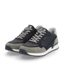 Rieker Men'S Sneaker Low Dark-Blue Graphite-Grey