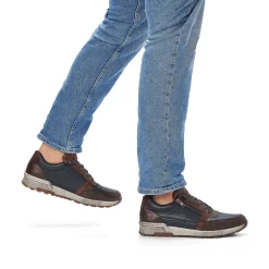 Rieker Men'S Sneaker Low Ocean Blue