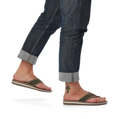 Rieker Men'S Toe Separator Olive Green
