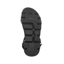 Rieker Men'S Trekking Sandals Deep Black