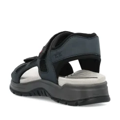 Rieker Men'S Trekking Sandals Slate Blue