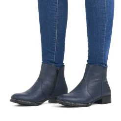 Rieker Women'S Ankle Boots Azure Blue