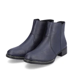 Rieker Women'S Ankle Boots Azure Blue