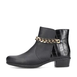 Rieker Women'S Ankle Boots Jet Black