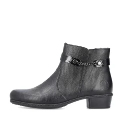 Rieker Women'S Ankle Boots Jet Black