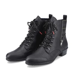 Rieker Women'S Ankle Boots Jet Black