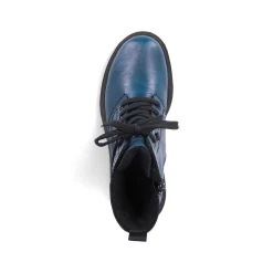Rieker Women'S Biker Boots Cyan Blue