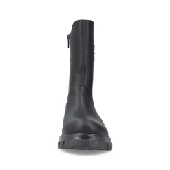 Rieker Women'S Biker Boots Jet Black
