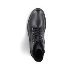 Rieker Women'S Biker Boots Glossy Black