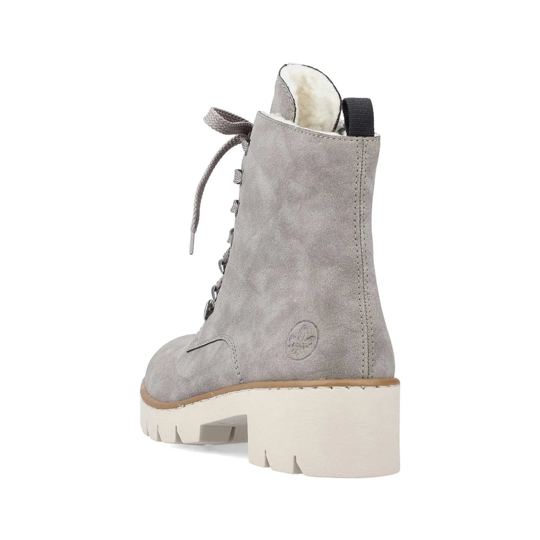Rieker Women'S Biker Boots Silver Gray
