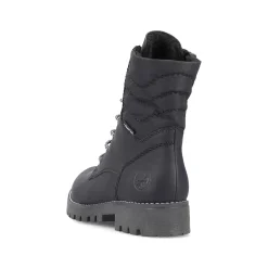 Rieker Women'S Biker Boots Asphalt Black