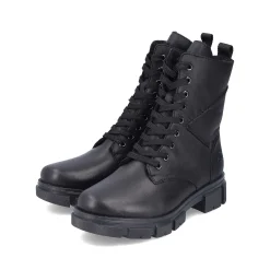 Rieker Women'S Biker Boots Jet Black