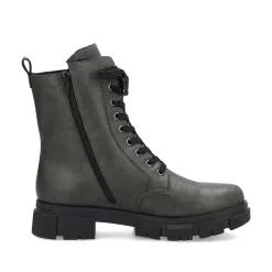 Rieker Women'S Biker Boots Granite Gray