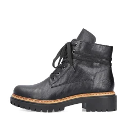 Rieker Women'S Biker Boots Night Black