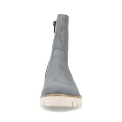 Rieker Women'S Chelsea Boots Gray Blue