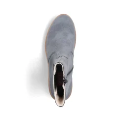 Rieker Women'S Chelsea Boots Gray Blue