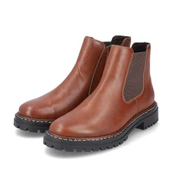 Rieker Women'S Chelsea Boots Fox Brown