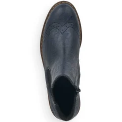 Rieker Women'S Chelsea Boots Navy Blue