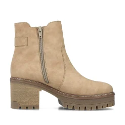 Rieker Women'S Chelsea Boots Brown Beige