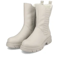 Rieker Women'S Chelsea Boots Light Beige