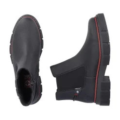 Rieker Women'S Chelsea Boots Jet Black