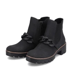 Rieker Women'S Chelsea Boots Jet Black