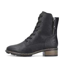 Rieker Women'S Corded Boots Night Black