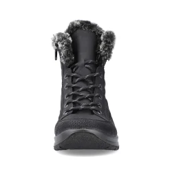 Rieker Women'S Corded Boots Night Black