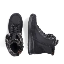Rieker Women'S Corded Boots Night Black