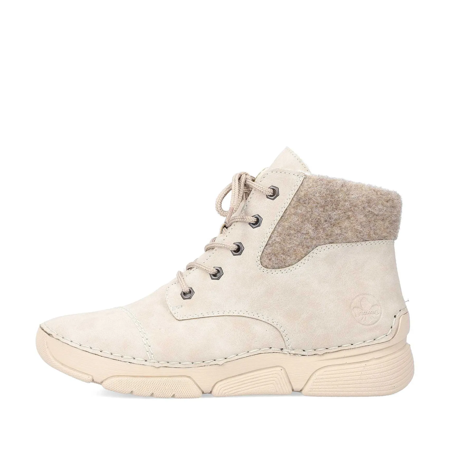 Rieker Women'S Corded Boots Light Beige