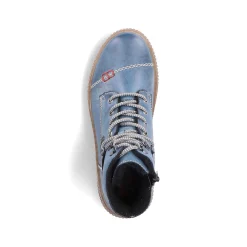 Rieker Women'S Corded Boots Sky Blue