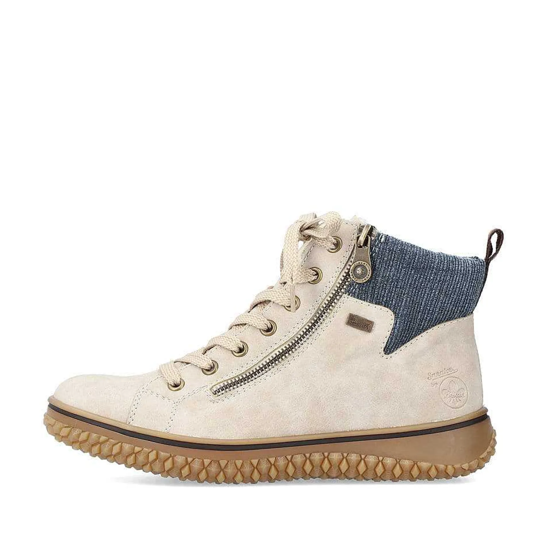 Rieker Women'S Corded Boots Light Beige