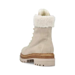 Rieker Women'S Corded Boots Sand Beige