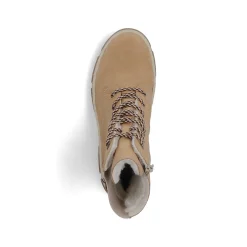 Rieker Women'S Corded Boots Camel Brown