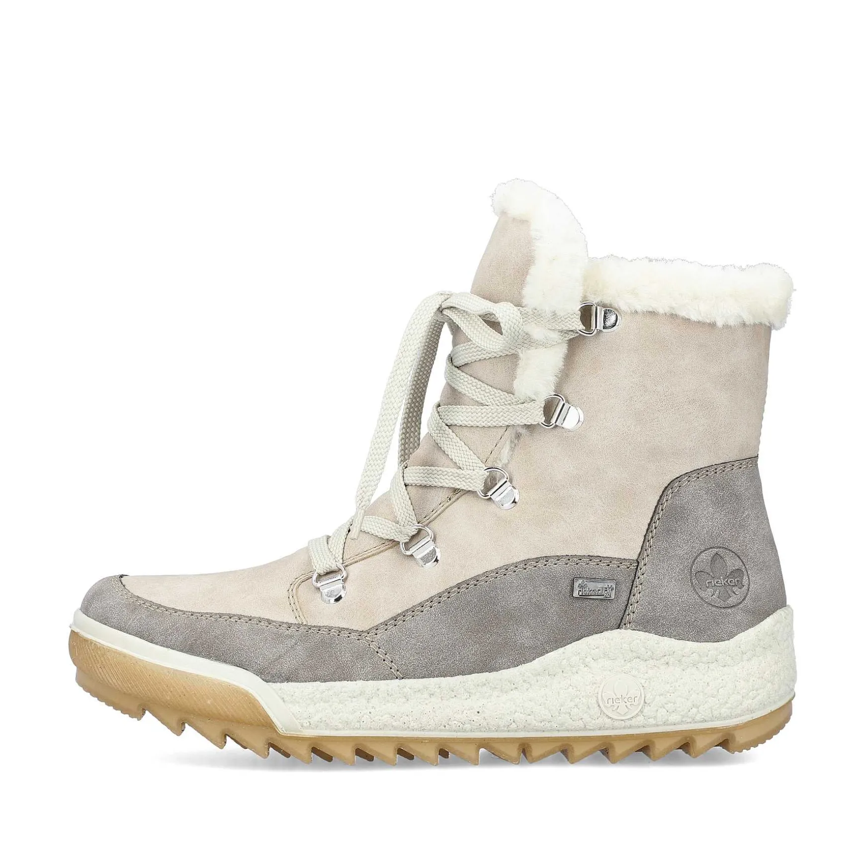 Rieker Women'S Corded Boots Light Beige
