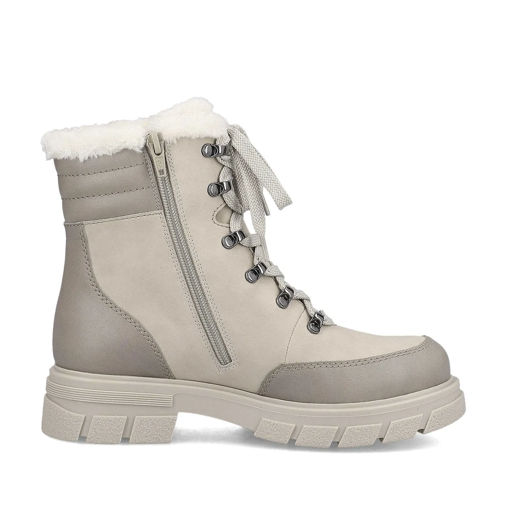 Rieker Women'S Corded Boots Light Beige