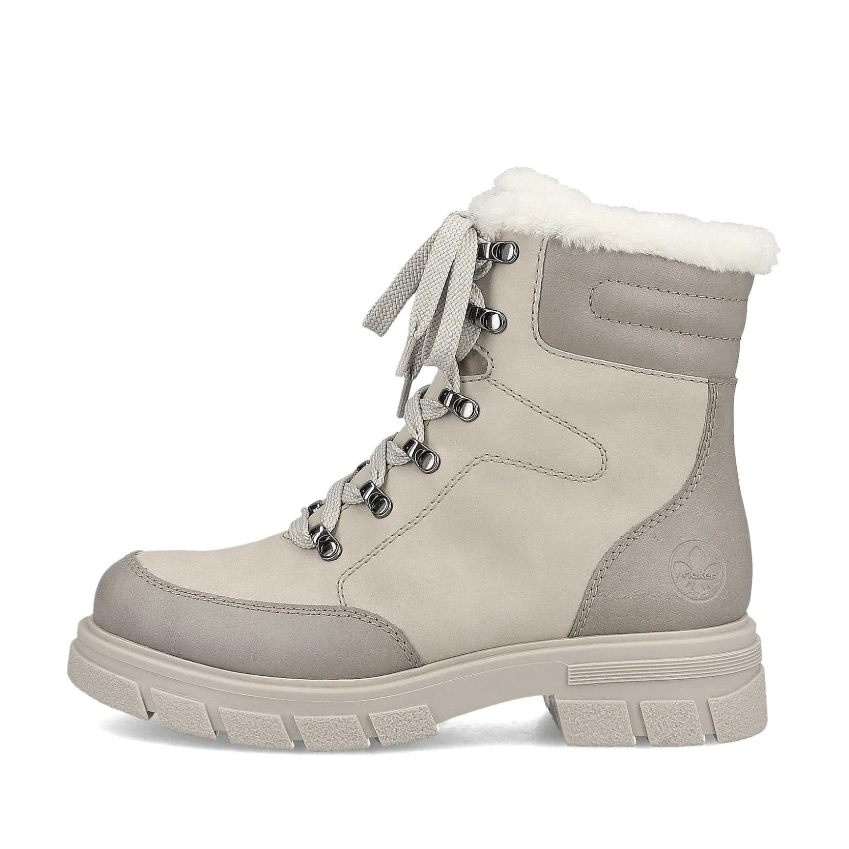Rieker Women'S Corded Boots Light Beige