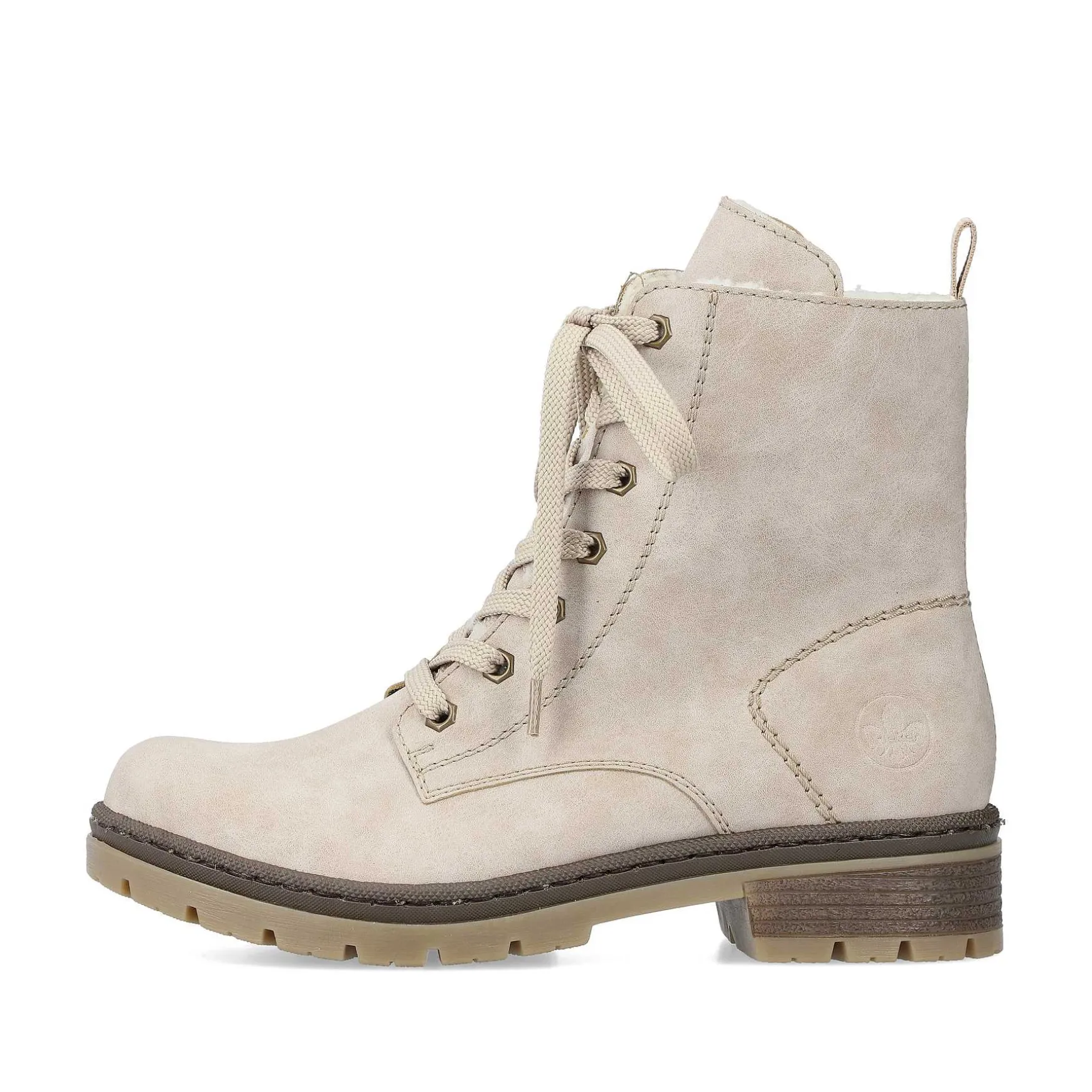 Rieker Women'S Corded Boots Light Beige
