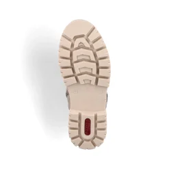 Rieker Women'S Corded Boots Beige Noisette