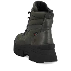 Rieker Women'S Corded Boots Army Green Black