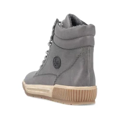 Rieker Women'S Corded Boots Moon Grey