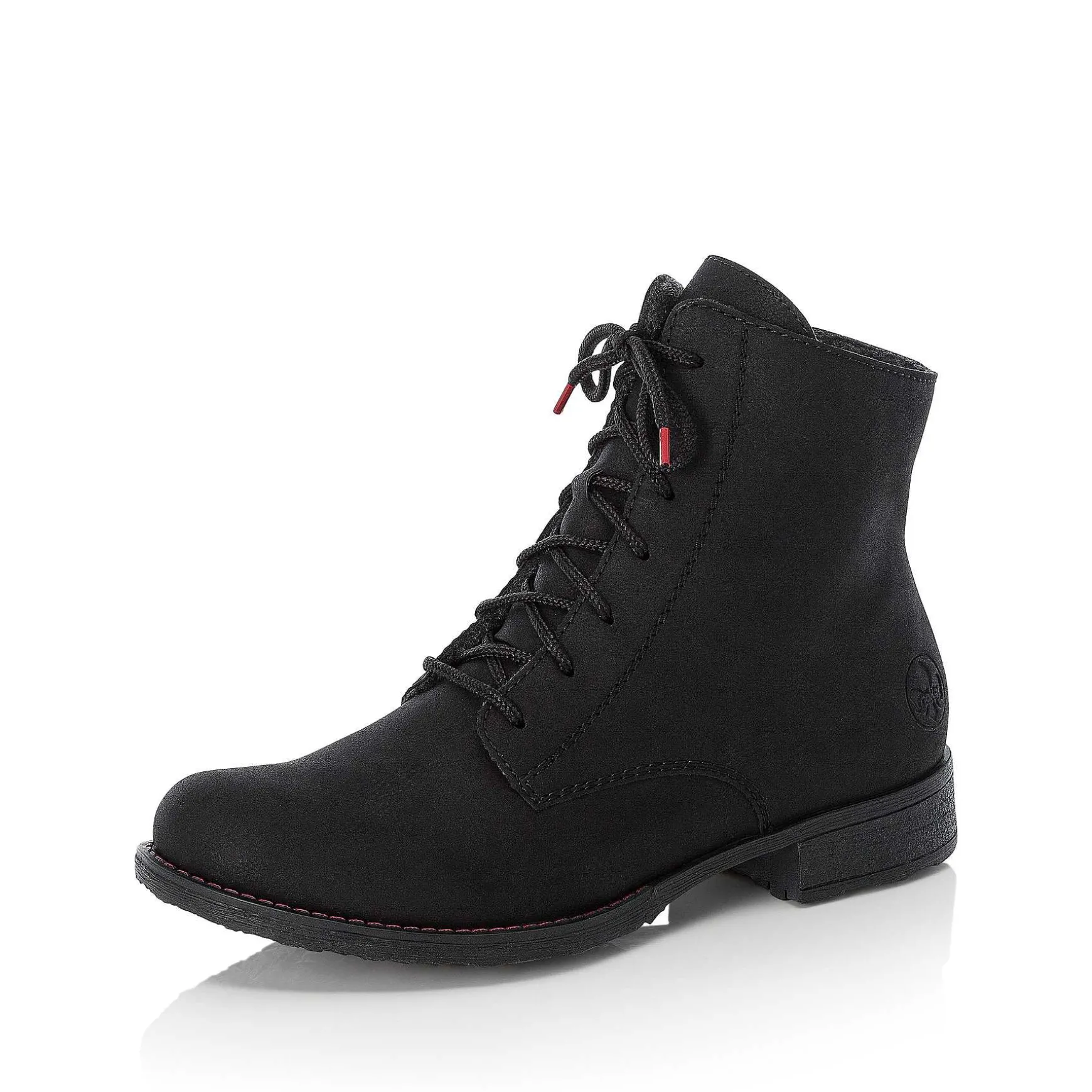 Rieker Women'S Corded Boots Graphite Black