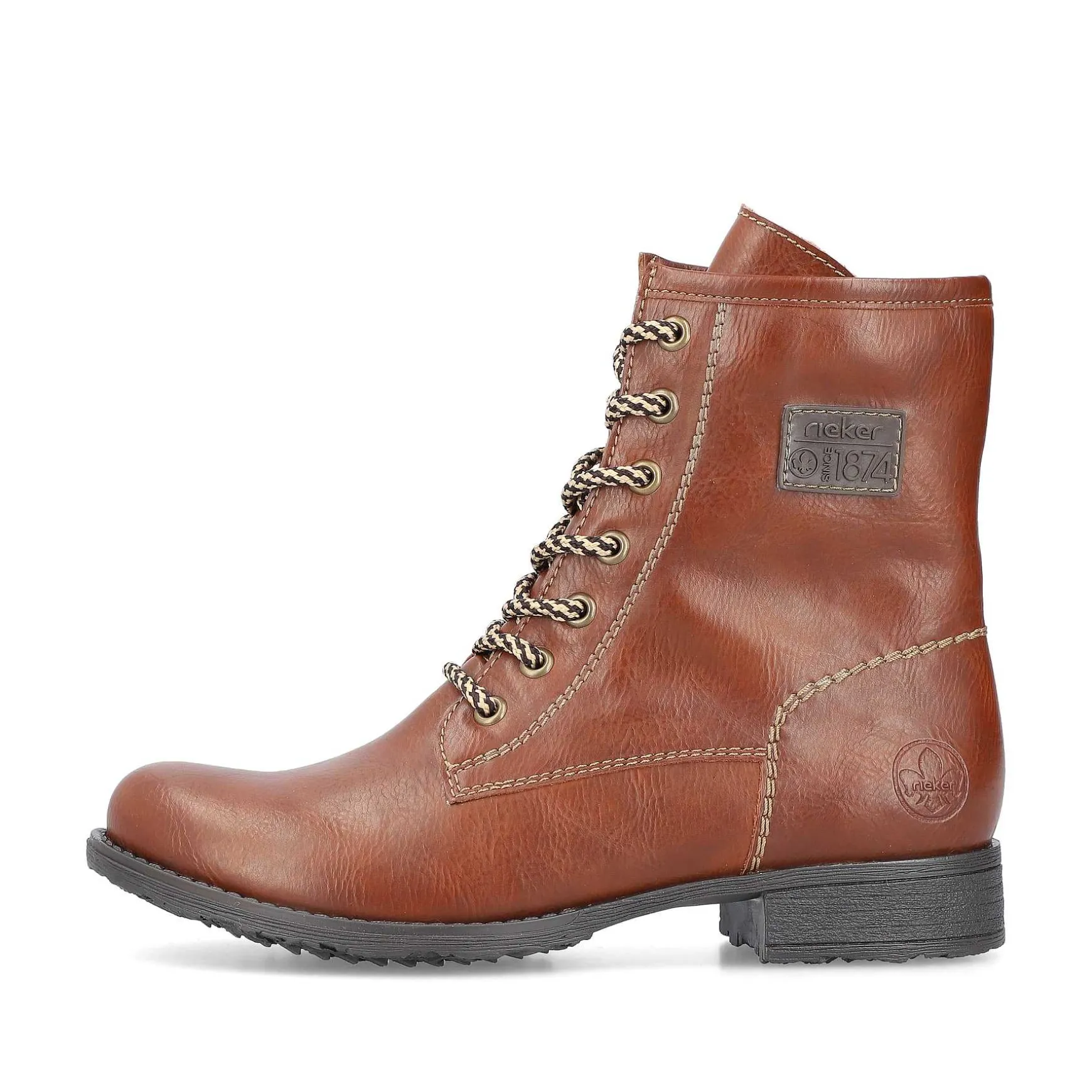 Rieker Women'S Corded Boots Fox Brown