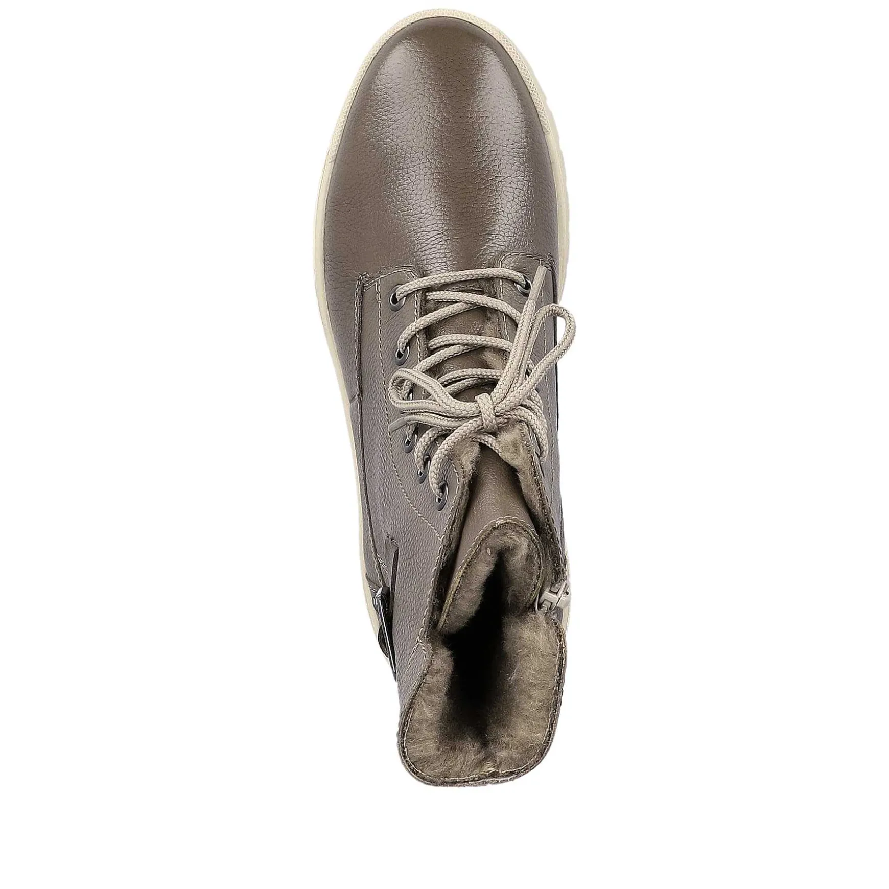 Rieker Women'S Corded Boots Asphalt Gray