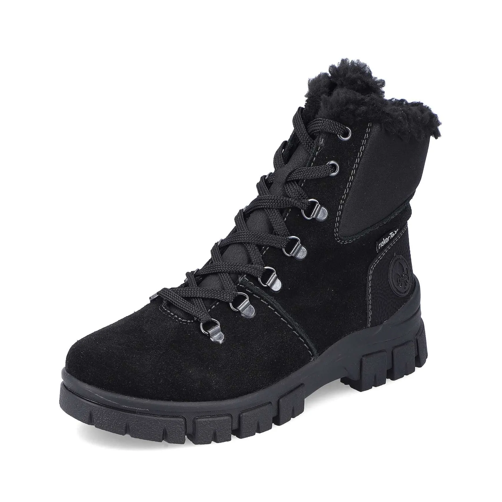 Rieker Women'S Corded Boots Night Black