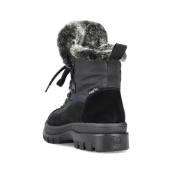 Rieker Women'S Corded Boots Night Black